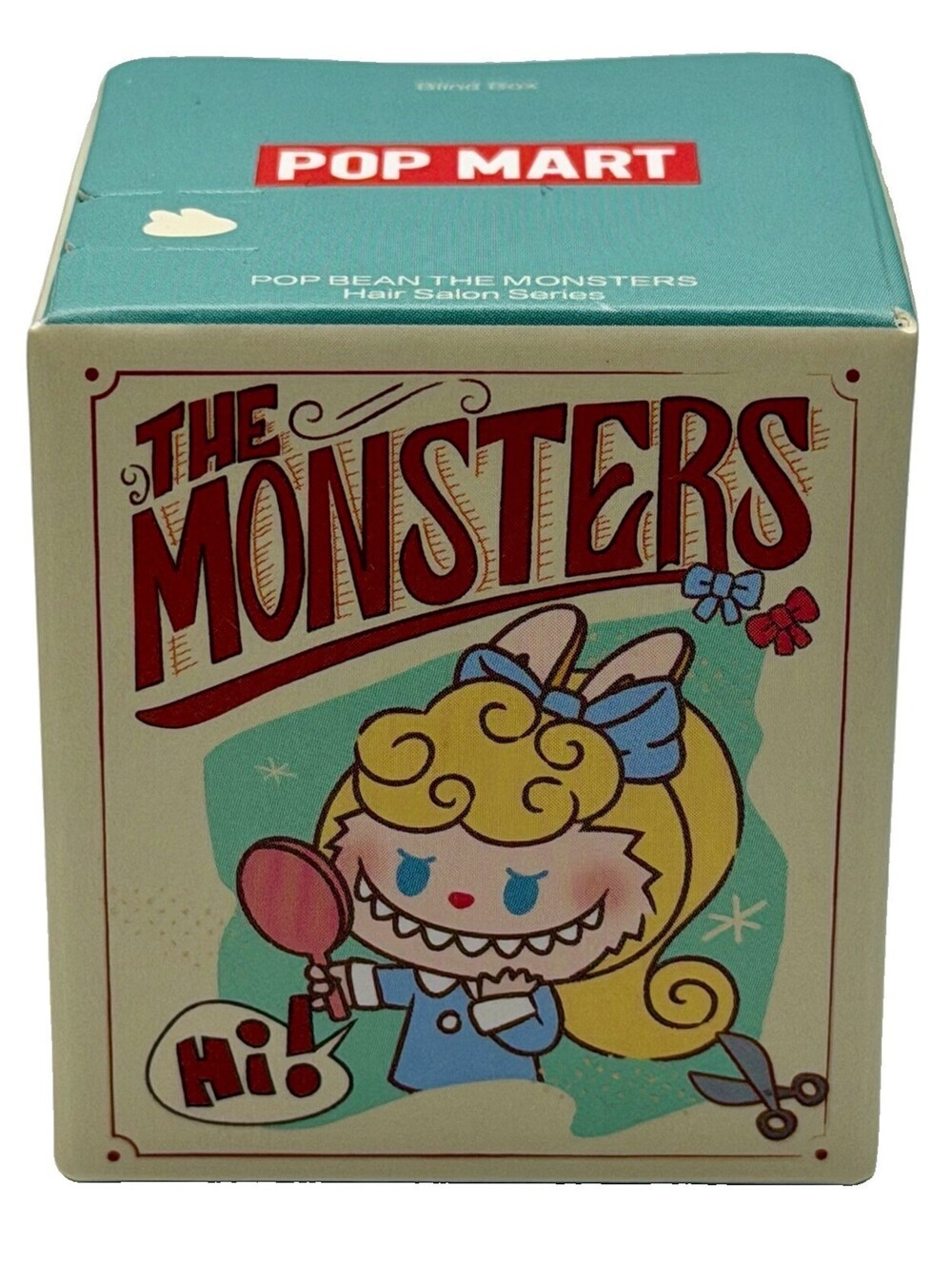 POP MART POP BEAN Monsters Hair Salon Loose Waves Clear Box Exclusive Labubu